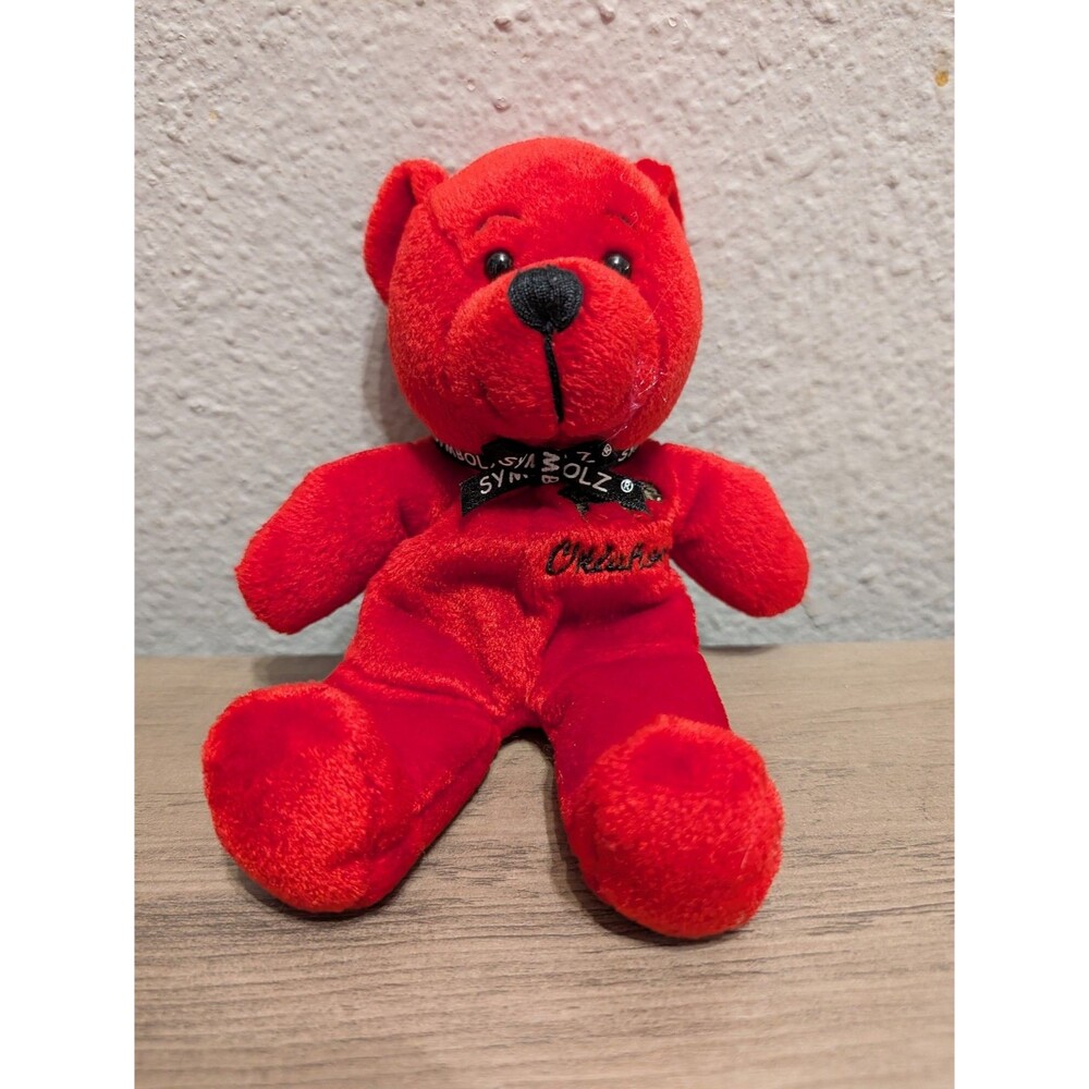Symbolz Oklahoma Sooner State Souvenir Beanbag Bear Plush 2001